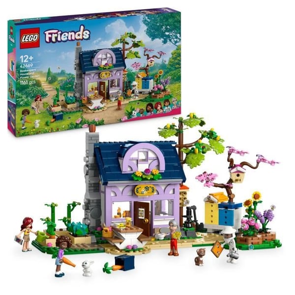 LEGO Friends 42669 Mehiläishoitajan talo ja kukkatarha - Luovaa leikkiä tytöille