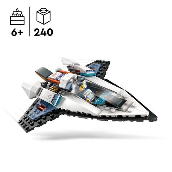 LEGO 60430 City Starship. Rumlegetøj. Gave til børn fra 6 år. Kreativ leg med minifigurer.