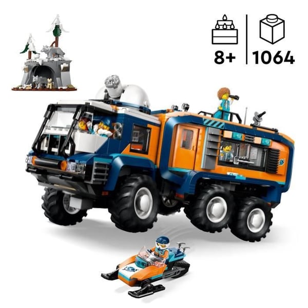LEGO City 60471 Arktiske Udforskere Videnskabslastbil - Spil til Drenge i Alder 8