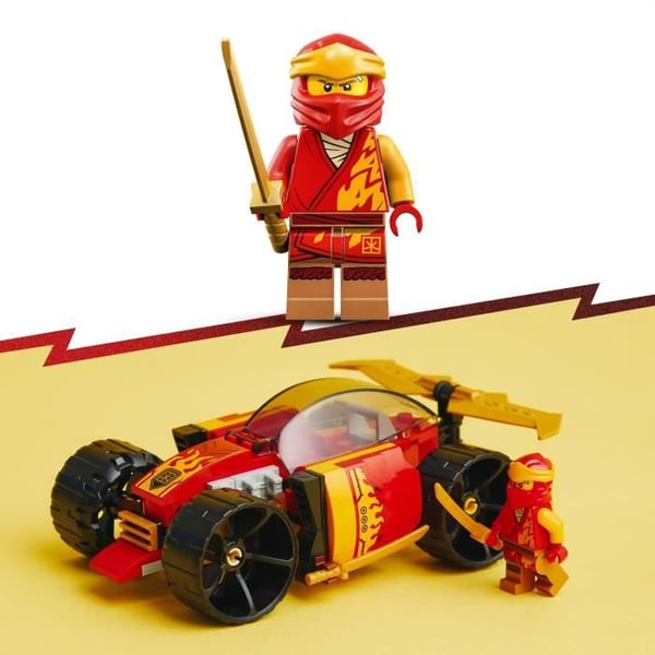LEGO NINJAGO 71780 Kais Ninja Racer Evolution 2-i-1 Leksaksbil