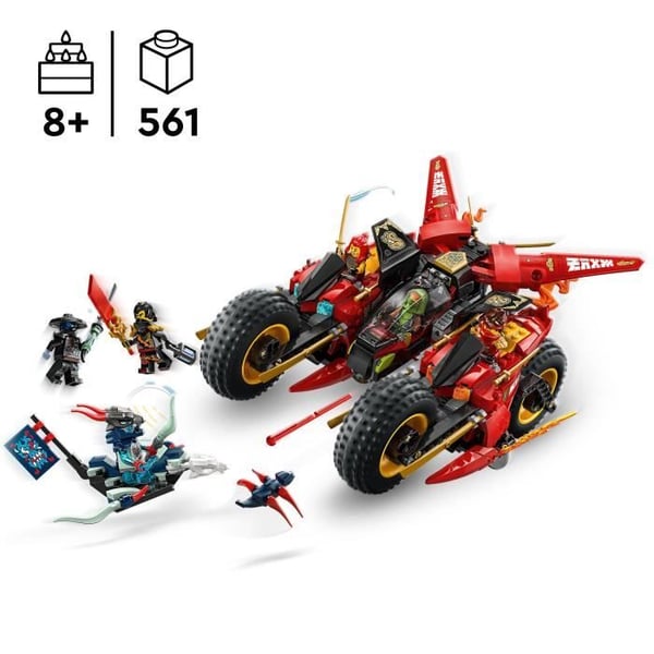LEGO NINJAGO 71844 Ninja Kampvogn - Byggesæt til drenge fra 8 år