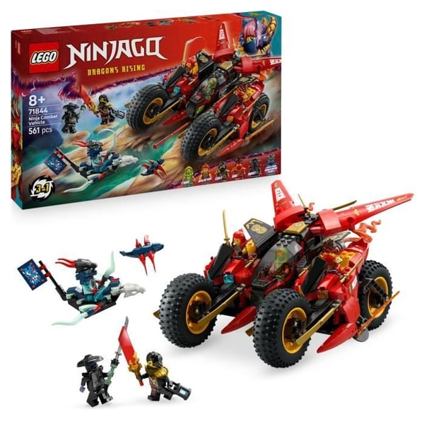 LEGO NINJAGO 71844 Ninja Kampvogn - Byggesæt til drenge fra 8 år