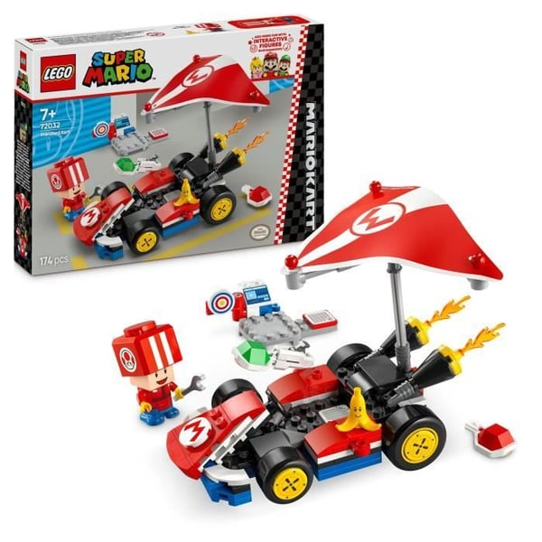 LEGO Super Mario 72032 Mario Kart – Standard Gokart – Billegetøj til børn fra 7 år