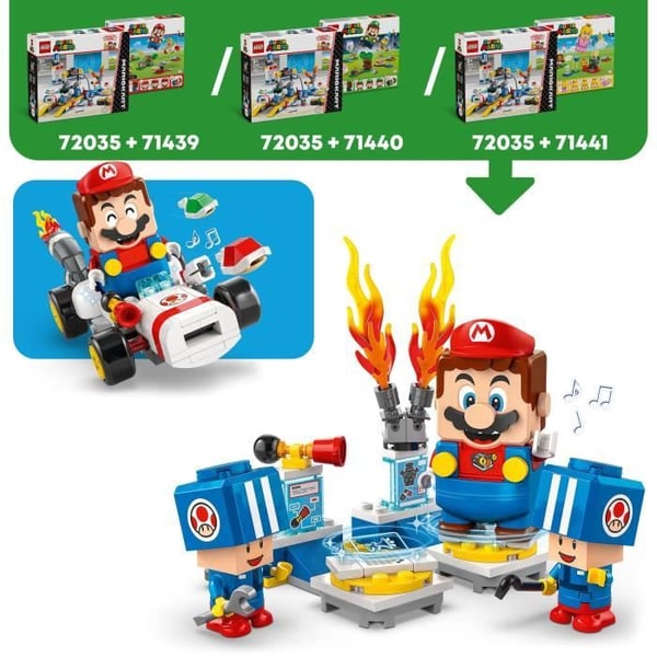 LEGO Super Mario 72035 Mario Kart – Toads Garage – Anpassningsbar Nintendo-leksak