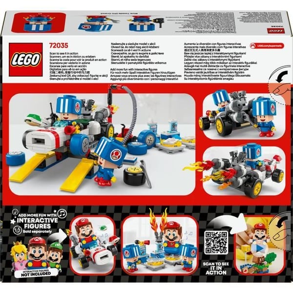 LEGO Super Mario 72035 Mario Kart – Toads Garage – Anpassningsbar Nintendo-leksak