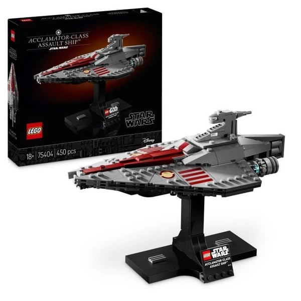 LEGO Star Wars 75404 Acclamator-Klasse Assault Transport - Voksen Modelbyggesæt