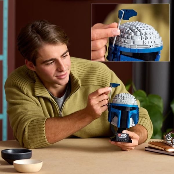 LEGO Star Wars 75408 Klonernes angreb Jango Fetts hjelm - Sæt - Gave til voksne