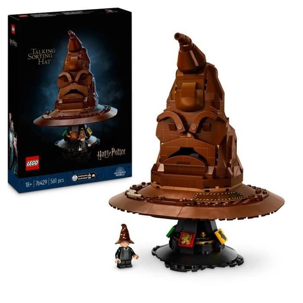 LEGO Harry Potter 76429 Talende sorteringshat. Gaveidé. Hogwarts-tema