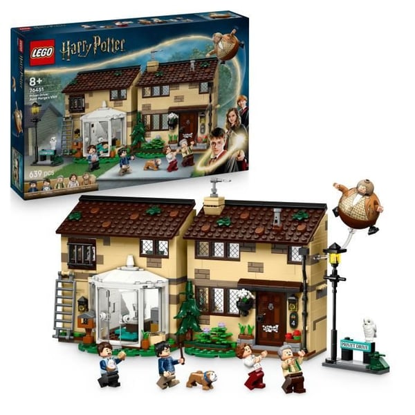 LEGO Harry Potter 76451 Ligustervej: Tante Marges besøg - Spil til drenge fra 8 år