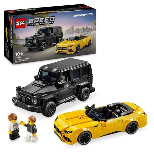 LEGO Speed Champions 76924 Mercedes-AMG G 63 och Mercedes-AMG SL 63. byggbara bilar