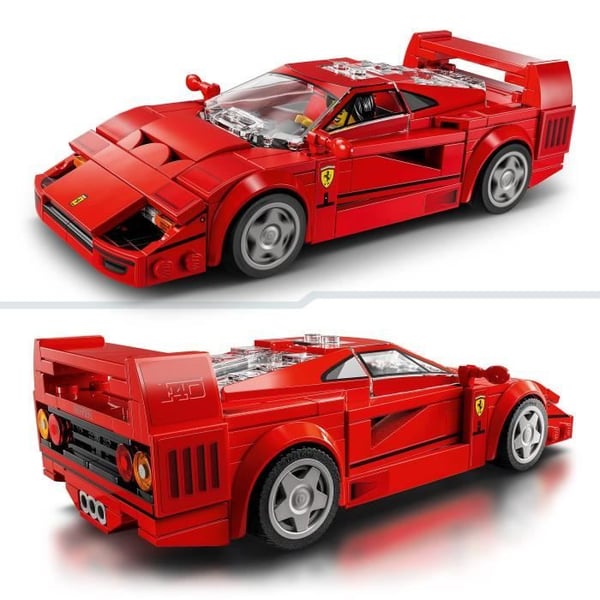 LEGO Speed Champions 76934 Ferrari F40 Superbil - Legetøjskøretøj til drenge og piger