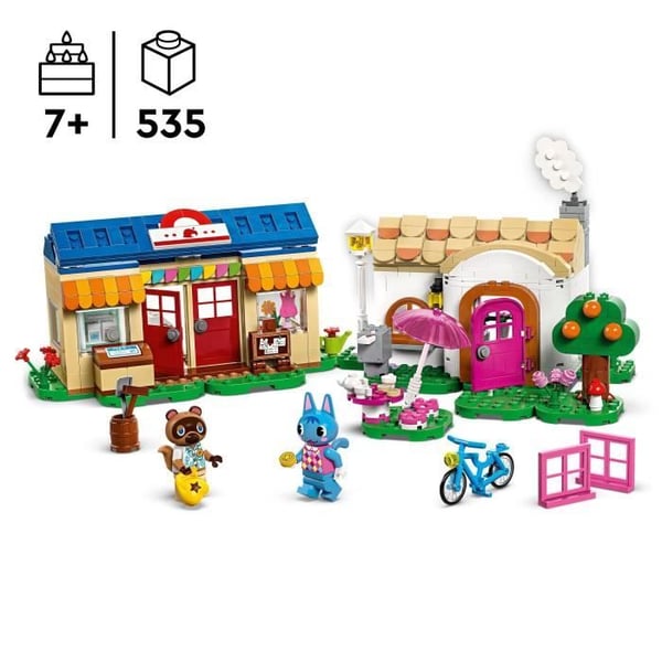 LEGO Animal Crossing 77050 Nookin kauppa ja Rosien talo Luova rakennussetti