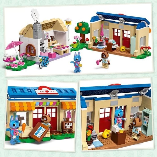 LEGO Animal Crossing 77050 Nookin kauppa ja Rosien talo Luova rakennussetti