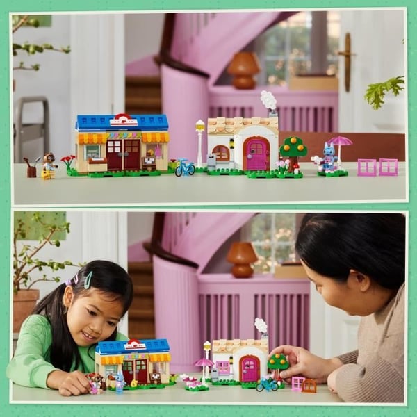 LEGO Animal Crossing 77050 Nookin kauppa ja Rosien talo Luova rakennussetti