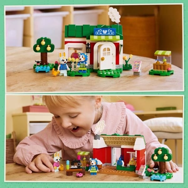 LEGO Animal Crossing 77055 Fairy Fingers Sisters' Klädbutik - Leksak för 6-åringar