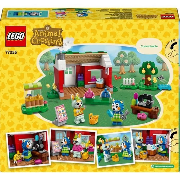 LEGO Animal Crossing 77055 Fairy Fingers Sisters' Klädbutik - Leksak för 6-åringar