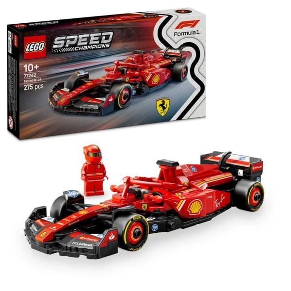 LEGO Speed Champions 77242 Ferrari SF-24 F1 Bil - Byggesæt fra 10 år