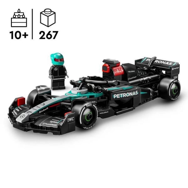 LEGO Speed Champions 77244 Mercedes-AMG W15 F1 Bil - 10 År Byggesæt