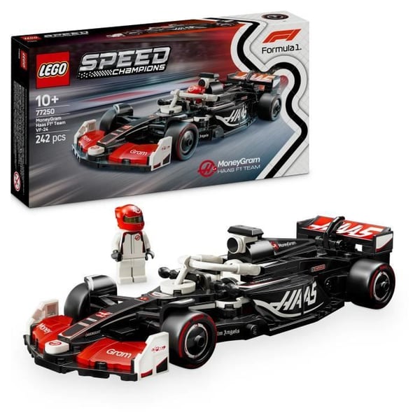 LEGO Speed Champions 77250 MoneyGram Haas Team VF-24 F1 Bil - Alder 10+
