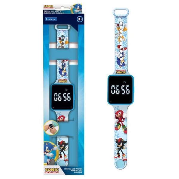 Lexibook - Sonic - Uppkopplad LED-klocka - Justerbart armband