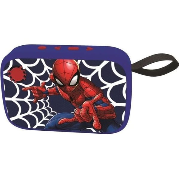Bærbar Spider-Man Bluetooth-højttaler med stoffinish