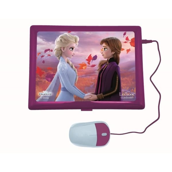 Frozen Kaksikielinen Opetustietokone - LEXIBOOK - 124 aktiviteettia