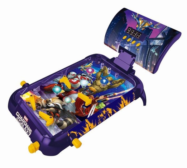 Guardians of the Galaxy Elektronisk Flippermaskine - LEXIBOOK - 4 flippermaskiner og 5 lysforhindringer