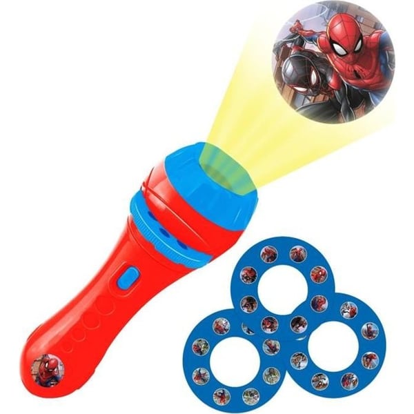 Spider-Man Story-projektor och ficklampa - LEXIBOOK
