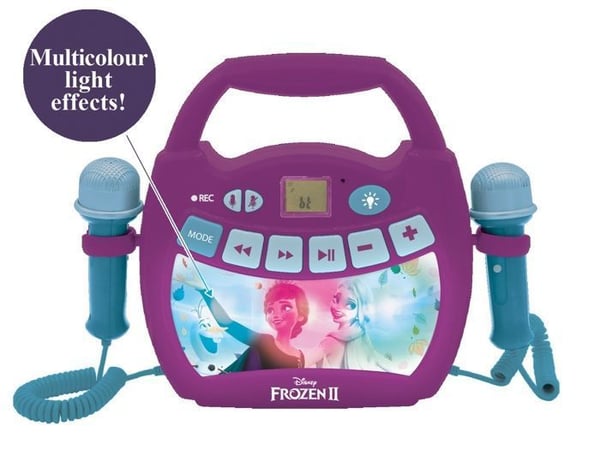 Frozen Bluetooth-kaiutin - LEXIBOOK - Valotehosteet. Mikrofonit ja ladattava akku