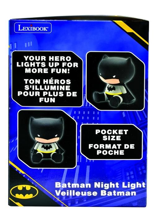 Batman 3D Nattlampa - LEXIBOOK - LED-lampa - Stötsäker - Barn - 3 år och äldre