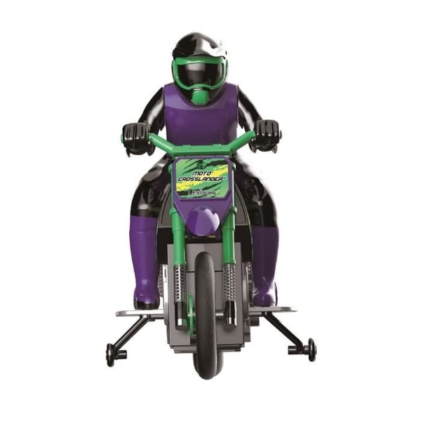 Moto Crosslander LEXIBOOK - 2,4 Ghz radiostyring - Ekstremt stunt med lyseffekter