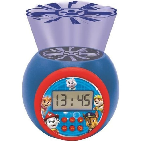 PAW PATROL Projektor Vækkeur med Timerfunktion LEXIBOOK