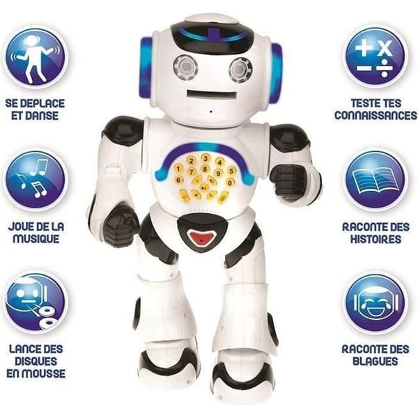 POWERMAN - Min første pædagogiske robot (fransk). Lyde og lys - LEXIBOOK POWERMAN - Min første pædagogiske robot (fransk). Lyde og lys - LEXIBOOK