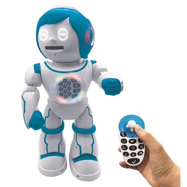LEXIBOOK POWERMAN KID Tosproget Uddannelsesrobot - Lær og leg på fransk og engelsk