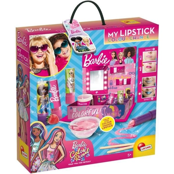 Personligt läppstift - Barbie - LISCIANI GIOCHI - Barn - Vit - Naturliga smaker