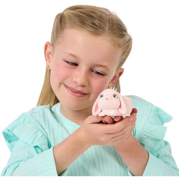 Lekset - SMÅ LEVANDE HUSDJUR - Mama Surprise Kaniner - Bebisar ingår - Anpassningsbara tillbehör