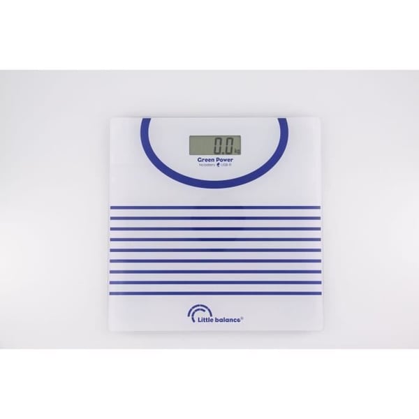Badevægt - LITTLE BALANCE - 8655 - USB-reparerbar - 180 kg / 100 g - Mariniere