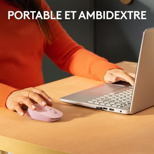 Mus - Trådlös - Logitech - M171 - Ambidextrös - Rosa