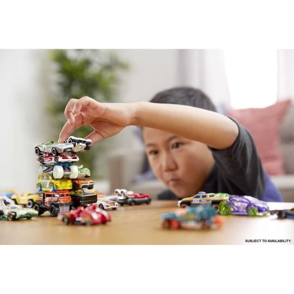 Hot Wheels - Køretøjssæt med 20 dele - Små biler - Fra 3 år H7045