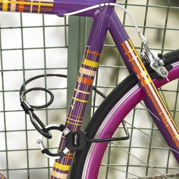 Masterlock Tyverisikringshåndjern til Scooter Street Cuff - Sort