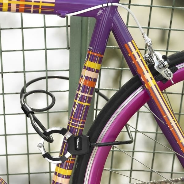 Masterlock Tyverisikringshåndjern til Scooter Street Cuff - Sort