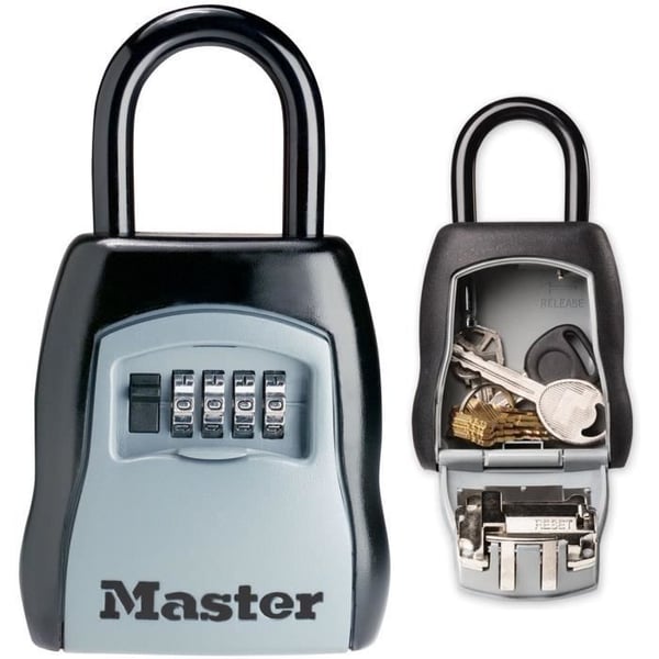 Sikker nøgleboks - MASTER LOCK - 5400EURD - Størrelse M - Med håndtag - Select Access Del dine nøgler sikkert Sikker nøgleboks - MASTER LOCK - 5400EURD - Størrelse M - Med håndtag - Select Access Del dine nøgler sikkert