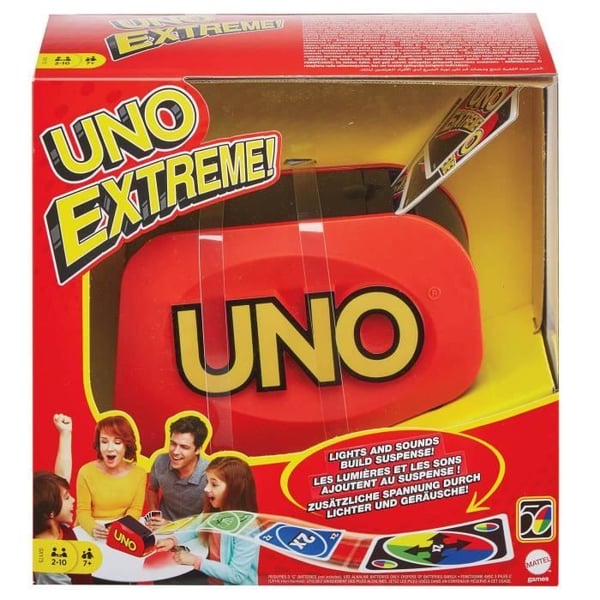 Uno Extreme. Familiekortspil - Fra 7 år GXY75 - Mattel Games