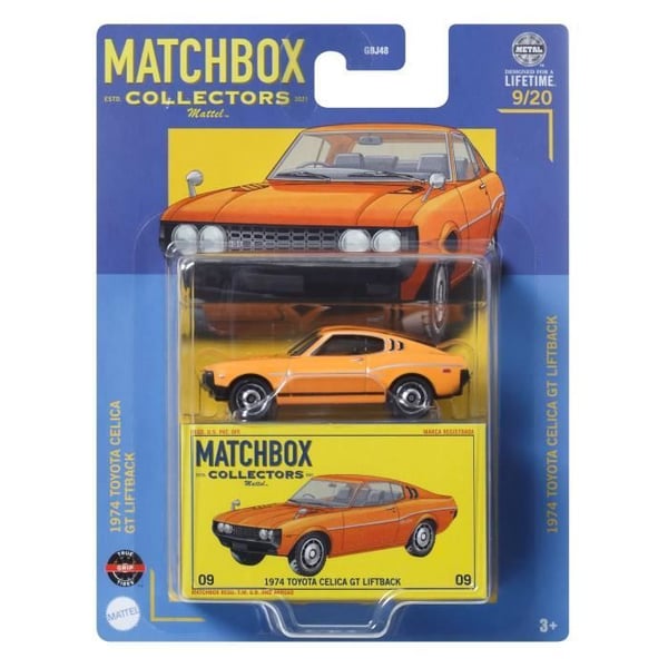 Matchbox - Keräilyauto (satunnainen malli) - Pieni auto - 3-vuotiaasta alkaen - Matchbox - GBJ48
