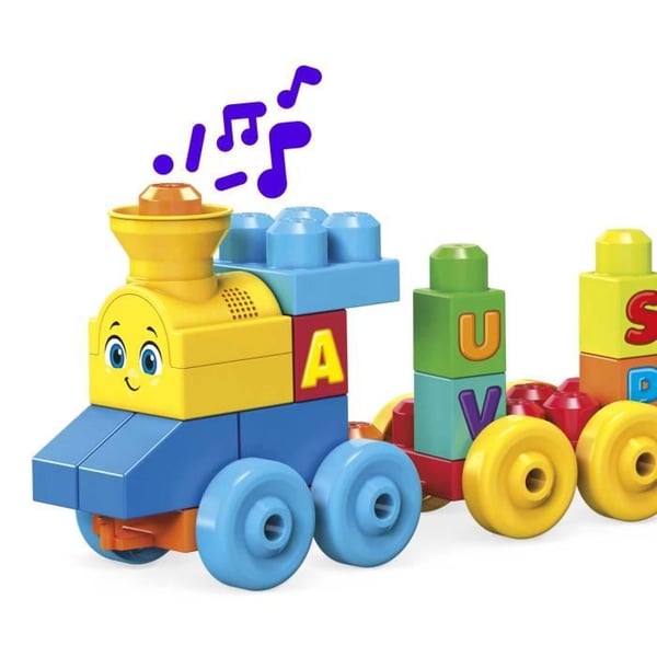 Mega Bloks Alfabetståg Byggleksak 12 Månader+ FWK22