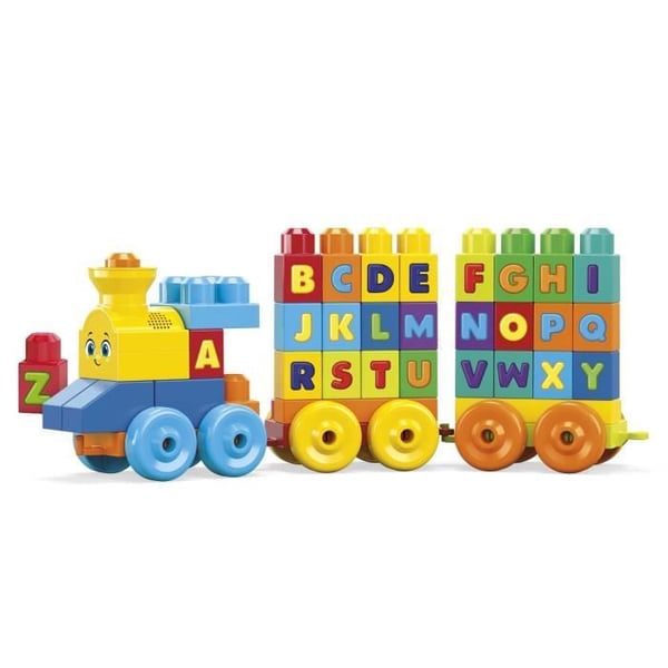 Mega Bloks Alfabetståg Byggleksak 12 Månader+ FWK22