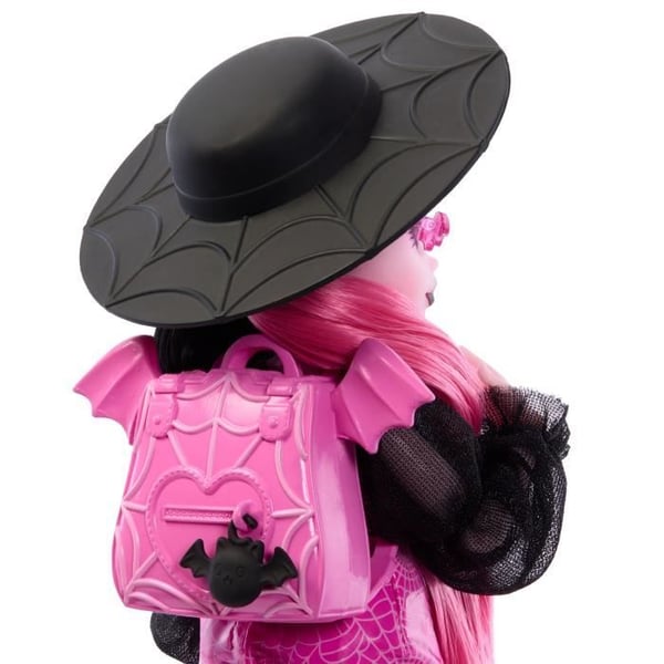 Monster High Draculaura-dukke med kæledyr og tilbehør HRP64