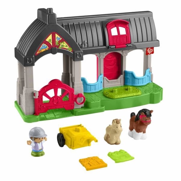 FISHER-PRICE Little People - Iloisten hevosten talli, 6 osaa - Fisher-Price - HWR84