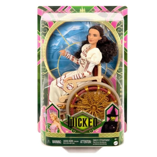 Mattel Wicked Nessarose Dukke med Outfit og Tilbehør - Wicked - HXY36