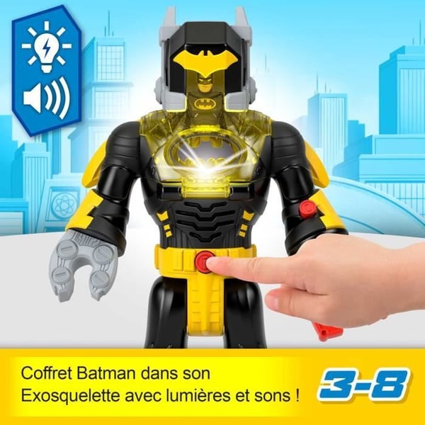 Fisher-Price-DC Super Friends Batman i sin Exoskeleton-robot - Imaginext - HYG31